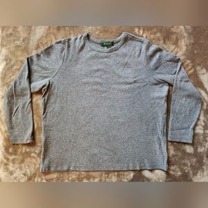Ralph Lauren Long Sleeve Top, Grey,   Medium